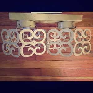 Vintage Metal Double-basket light